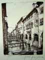 G33-1988 TREVISO incisione foglio 35x50